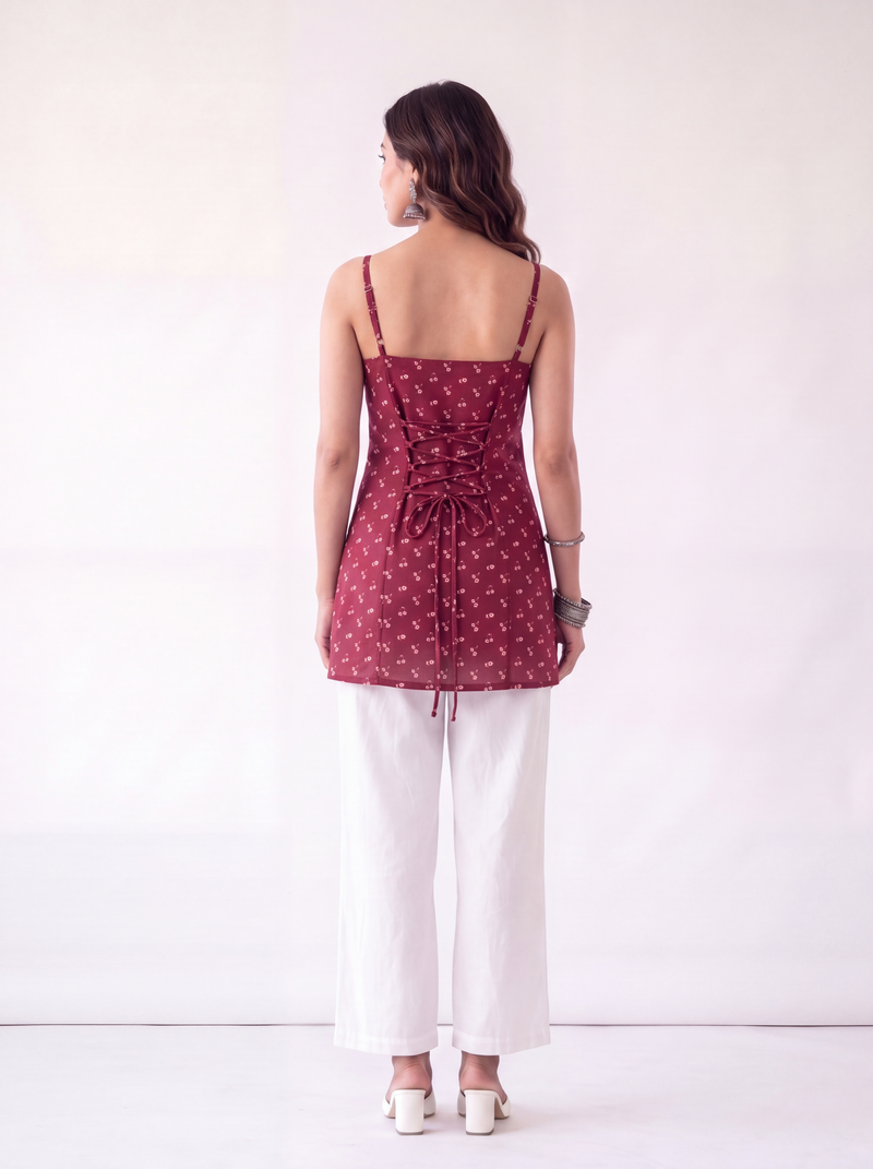 Meher T-shirt Corset Kurti