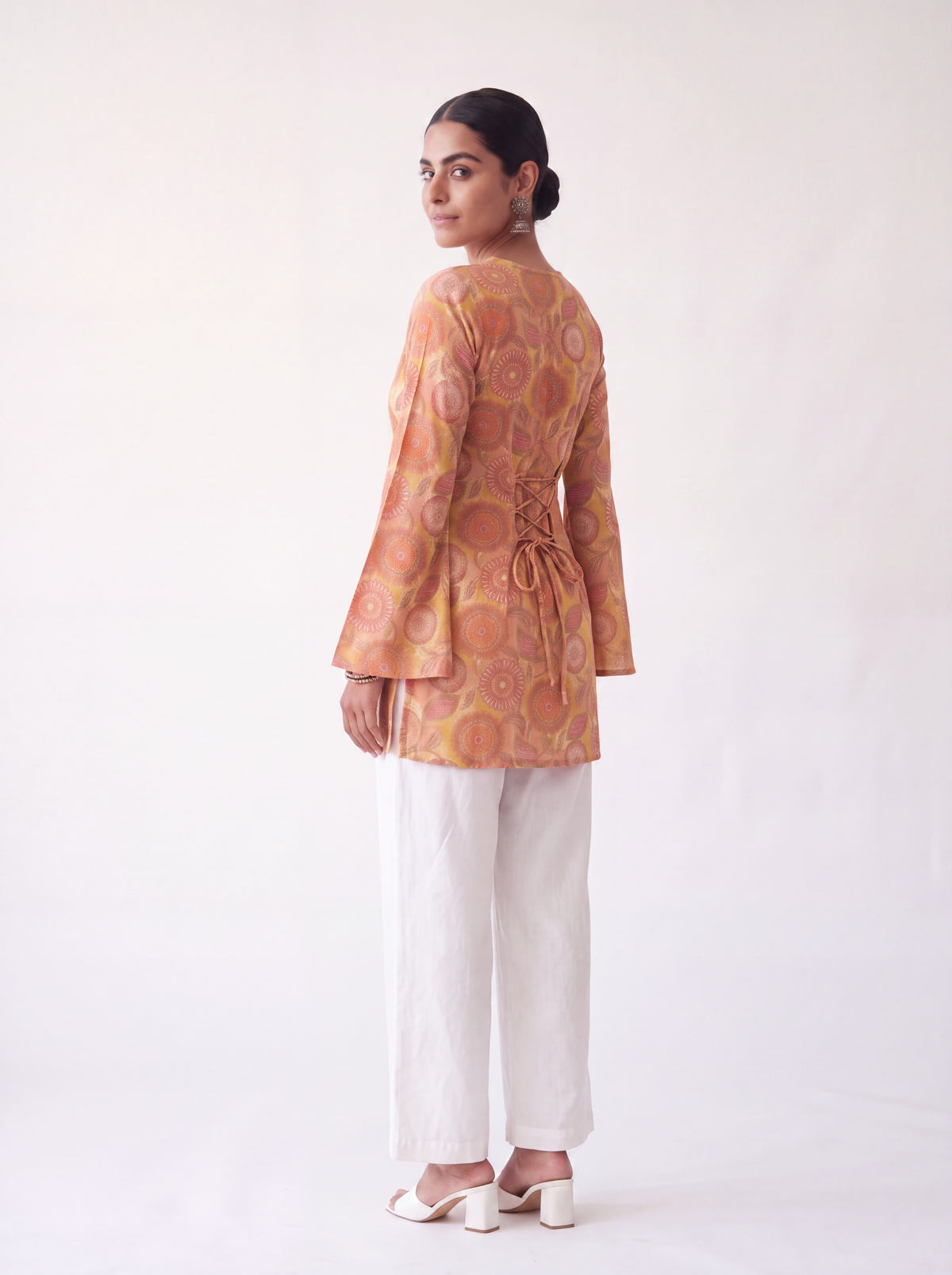 Nyrah Full Sleeve Corset Kurti