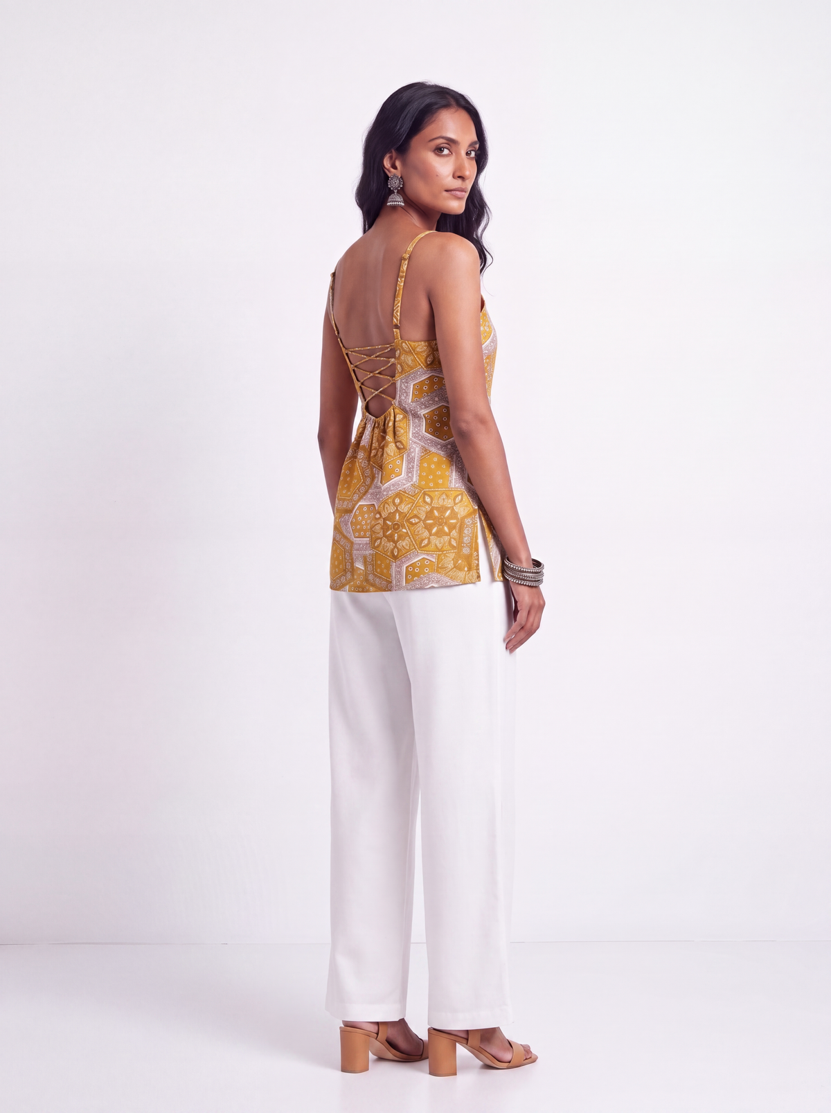 Noor Lace-Back Top