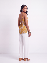 Noor Lace-Back Top